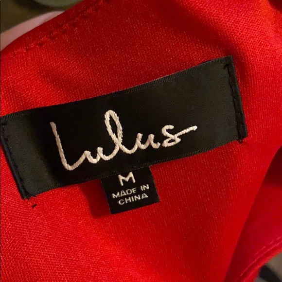COPY - Lulu’s “Just Us Red Skater Dress” - Picture 4 of 9
